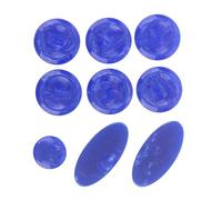 Saxophone Instrument Accessories 9 Pcs Saxophone Key Plastic Buttons Inlays For Alto Tenor High-pitched Sax Replacement Parts (Color : Blue)