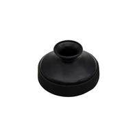 Saxophone Instrument Accessories Alto Saxophone Silencer Woodwind Musical Instrument Accessories Round Light-Weight ABS Mute Dampener For Alto Sax (Color : Bk)