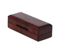 Saxophone Instrument Accessories Alto Saxophone Solid Wood Mouthpiece Box Black Walnut Saxophone Mouthpiece Box Wind Instrument Parts (Color : A)