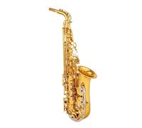 Saxophone instrument Alto Eb Tune Saxophone Brass Musical Instrument Gold Lacquer With Accessories For Beginners To Practice Playing(C)