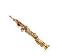 Saxophone Instrument B Flat Straight Saxophone Saxophone Adult Beginner Grade Examination Playing Instrument (Color : Split tube tweeter)