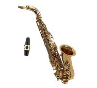 Saxophone instrument Golden Eb Alto Saxophone Brass Body White Shell Key Woodwind Instrument With Carry Case Gloves Cloth Brush Sax Neck