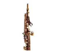 Saxophone Instrument Performance Level Saxophone B Flat Straight Saxophone Instrument (Color : 02)