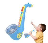 Saxophone, Interactive Musical Toy with Light and Sound, Simulated Musical Trumpet Toy, Portable Fine Motor Skills