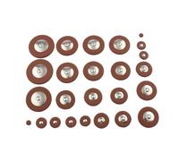 Saxophone Key Repair Essentials Pack Features Multiple Sized Leather Pads to Enhance Your Instrument's Performance (Tenor leather pad)