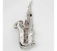 Saxophone Kit Silver Professional Bending Treble Saxophone B Flat Japanese Structure Craft Jazz Instrument(Bag B)