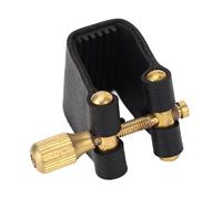 Saxophone Leather Ligature Fastener Professional Compact Durable Enhances Sound Quality for Saxophonists Students Made of Leather Metal (Alto) (Tenor)