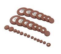 Saxophone leather pad,HUIOP 28pcs Sax Leather Pads Replacement for Soprano Saxophone,Sax Leather Replacement,Saxophone leather pad