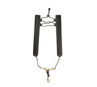 Saxophone Leather Strap Foldable Shoulder Strap Saxophone Strap Neck Strap Sling Saxophone Accessories (Color : Bk)