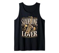 Saxophone Lover Sax Music Tank Top