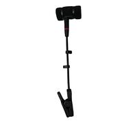 Saxophone Microphone Clip Holder Stand, Windproof Sponge Cover, Noise Reduction, Professional Performance Accessories, Wireless Mic for Soprano Alto Tenor Woodwind Instr