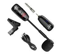 Saxophone Microphone, Sound Pickup Tool | Range up to 50 m Wireless Microphone Clip for Acoustic Guitar - for Guitar, Accordion, Flute, Trumpet and Acoustic Bass