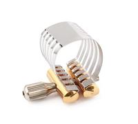 Saxophone Mouth Clips, Metal Adjustable Saxophone Ligature Clip Saxophone Metal Mouthpiece for Tenor Alto Soprano Sax Mouthpiece (Alto Sax)