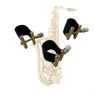Saxophone Mouthpiece Clip, Alto Tenor Soprano Saxophone Mouthpiece Ligature Clip Fastener Cap For Sax Accessory (Alto saxophone)