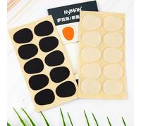 Saxophone Mouthpiece Cushions, 10 Pack, Made of Premium Silicone, Keep Sax Head from Bite Marks (Transparent Sax 0.5mm)