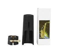 Saxophone Mouthpiece Kits Include Saxophone Mouthpiece Plastic Cap Pu Leathers Ligature Clip Sax Saxophone Parts Saxophone Buckle Clamp/1227 (Color : Alto)