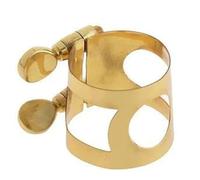 Saxophone Mouthpiece Snap Ring Adjustable Sax Clip Ligature Clips Alto Saxophone Fastener Metal Clamp 1PC Saxophone Parts(Gold)