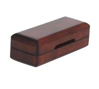 Saxophone Mouthpiece Storage Case Flannel Lined Mouthpiece Box Maple Wood Mouthpiece Storage Protective Box Durable Box