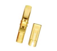 Saxophone Mouthpiece with Caps, Brass Metal Tenors Sax Mouthpieces 5C / 6C / 7C / 8C / 9C for Professional & Beginner Golden Plated Mouthpiece