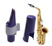 Saxophone Mouthpiece with Lid, Tenor Saxophone Accessory, Easy-to-Play Learning Aid, Perfect Music Lovers Accessory, Ideal for Family Musicians, 3.94 x 1.34 x 1.34 inches