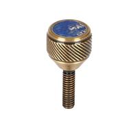 saxophone Neck Screws 135 Heavy by KGUMusic for alto, tenor, soprano, baritone sax for YMH, Keilwerth, Antigua, Buffet, Selmer TS44 (Antique Bronze, Lapis Lazuli)