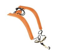 Saxophone Neck Strap Fit Adults Universal Wind Instrument Strap Sax Lanyard Neckband For Alto Treble Baritone Tenor Saxophone Parts(Brown)