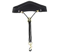 Saxophone Neck Strap For Alto Saxophone And Soprano Saxophone -Leather Padded Sax Neck Strap With Metal Rotatable Hook