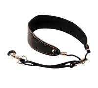 Saxophone Neck Strap - Padded Leather Harness for Alto & Tenor Sax | Adjustable Length 16.93 to 21.65 Inch (43-55cm), Soft PU Leather & Padded Lining, Metal Swivel Hook