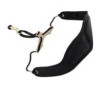 Saxophone Neck Strap PU Leather Soft Sax Strap Padded For Alto Sax Clarinet Baritone Soprano Horn Music Instrument Saxophone Belt Alto Neck Padded Comfortable