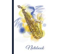 Saxophone Notebook: Saxophone Notebook Wide Ruled,Lined Paper Notebook for School, Students,Gift for Kids, Boys, Girls,Saxophone notebook,Saxophone lover