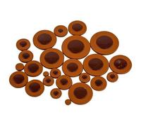 Saxophone Pads Alto Saxophone Pads Plastic Resonator Deluxe Sax Pads Alto SAX Saxphone Pad Accessories Saxophone Parts(Brown)