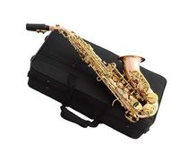 Saxophone Phosphor Bronze Body Saxophone Musical Instrument B-flat High-pitched Small Bend Tube Sax With Case