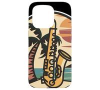 Saxophone Portrait Case for iPhone 15 Pro