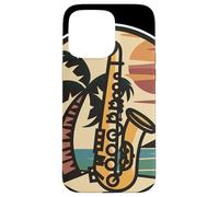 Saxophone Portrait Case for iPhone 15 Pro Max