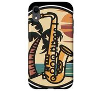 Saxophone Portrait Case for iPhone XR