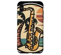 Saxophone Portrait Case for iPhone XS Max
