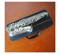 Saxophone Professional Alto Saxophone French 54 Key Type Nickel Plated Brass Sax With Accessories Carrying Case