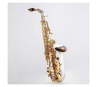 Saxophone Professional Alto Saxophone Instrument Eb Silver Plated Alto Sax One-to-one Hand Engraving Pattern