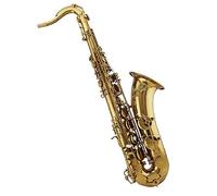 Saxophone Professional Dark Gold Lacquer Brass Tenor Saxophone With Hard Rubber Mouthpiece