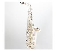 Saxophone Professional Silvering Plated Alto Saxophone Musical Instruments E Flat Sax With Case And Mouthpiece