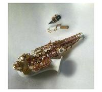 Saxophone Professional White Body Gold Key Curved Brass Bb High-pitched Saxophone Wind Instrument With Cases