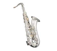 Saxophone Quality Tenor Saxophone Silver Plating Color Copper Brass With Mouthpiece (Color : 03)