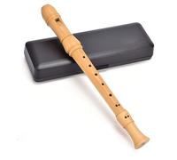 Saxophone Recorder Flute Wood Professional C Key Blockflute With Hard Case Soprano Recorder (Color : 02)