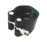 Saxophone Reed Lock - Leather Alto Soprano Saxophone Attachment Clip - Portable Saxophone Ligature for Saxophone Mouthpiece for Home Dorm Travel