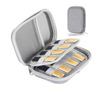 Saxophone Reeds Case - 20 Pieces Clarinet Reeds Storage, Drop-proof Protective Box, Shockproof EVA Bag, The Tube Holder for Musicians with Large Capacity Prevents Warping When Practising