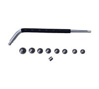 Saxophone Repair Kit Saxophone Dent Repair Tool Metal Ball Wind Instrument Maintenance Tool Kit Sax Neck Repair Tool