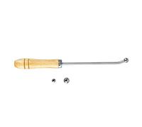 Saxophone Repair Tool with Metal Ball Head, Sax Neck Maintenance Instrument Accessory for Alto Tenor Baritone Sax, Trumpet Trombone Wind Instruments, Includes 3 Interchangeable