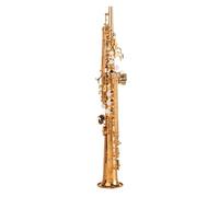 Saxophone Saxophone Instrument Straight Pipe Professional Playing B Flat Adult Saxophone Instrument (Color : Gold)