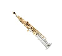Saxophone Saxophone Silvering Gold Key With Case Sax Saxophone Mouthpiece Accessories (Color : Silver)
