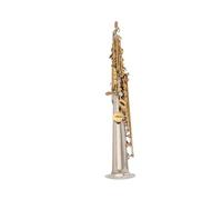 Saxophone Saxophone Silvering Gold Key With Case Sax Saxophone Mouthpiece (Color : 01)